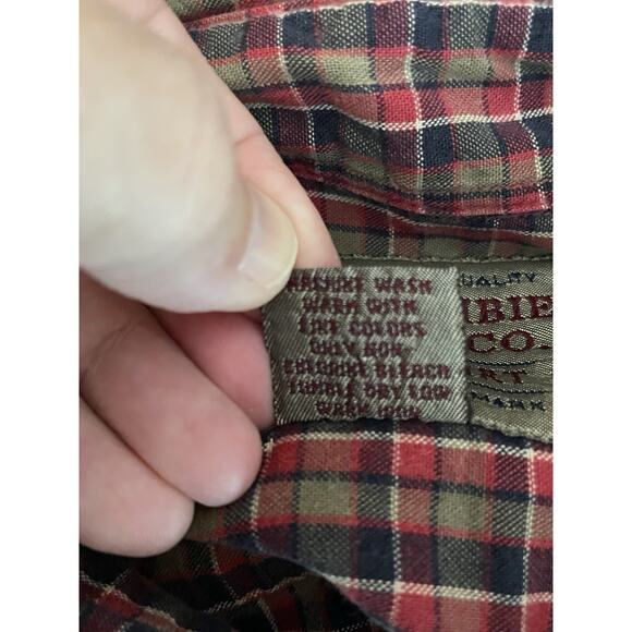 VTG. Abercrombie & Fitch The Big Shirt Mens Size Large Plaid 90s Preppy Outdoors - Picture 5 of 10